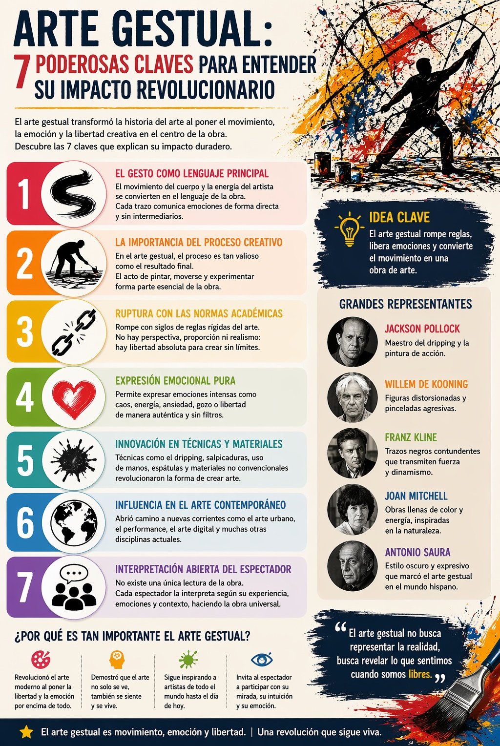 arte gestual las 7  poderosas claves para entender su impacto  revolucionario paolino lapizaga