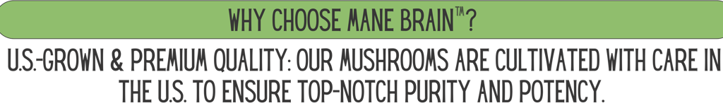 Mane Brain™ offers premium mushroom-based wellness products designed to support focus, memory,.