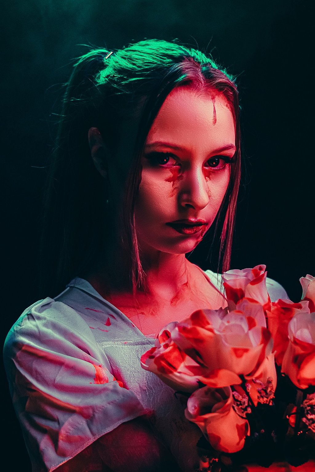 Portrait inquiétant, idée et concept par le photographe et vidéaste Thomas Bordas basée à Pau.