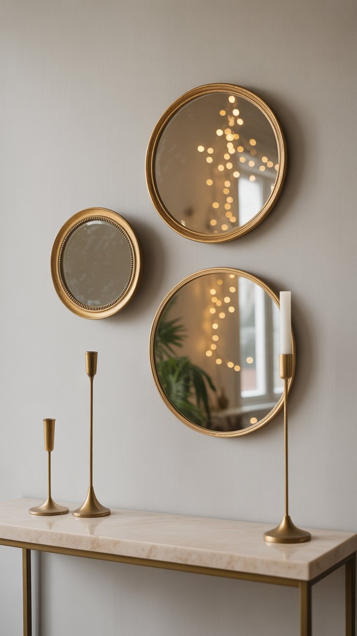 a table with candles and candles on it