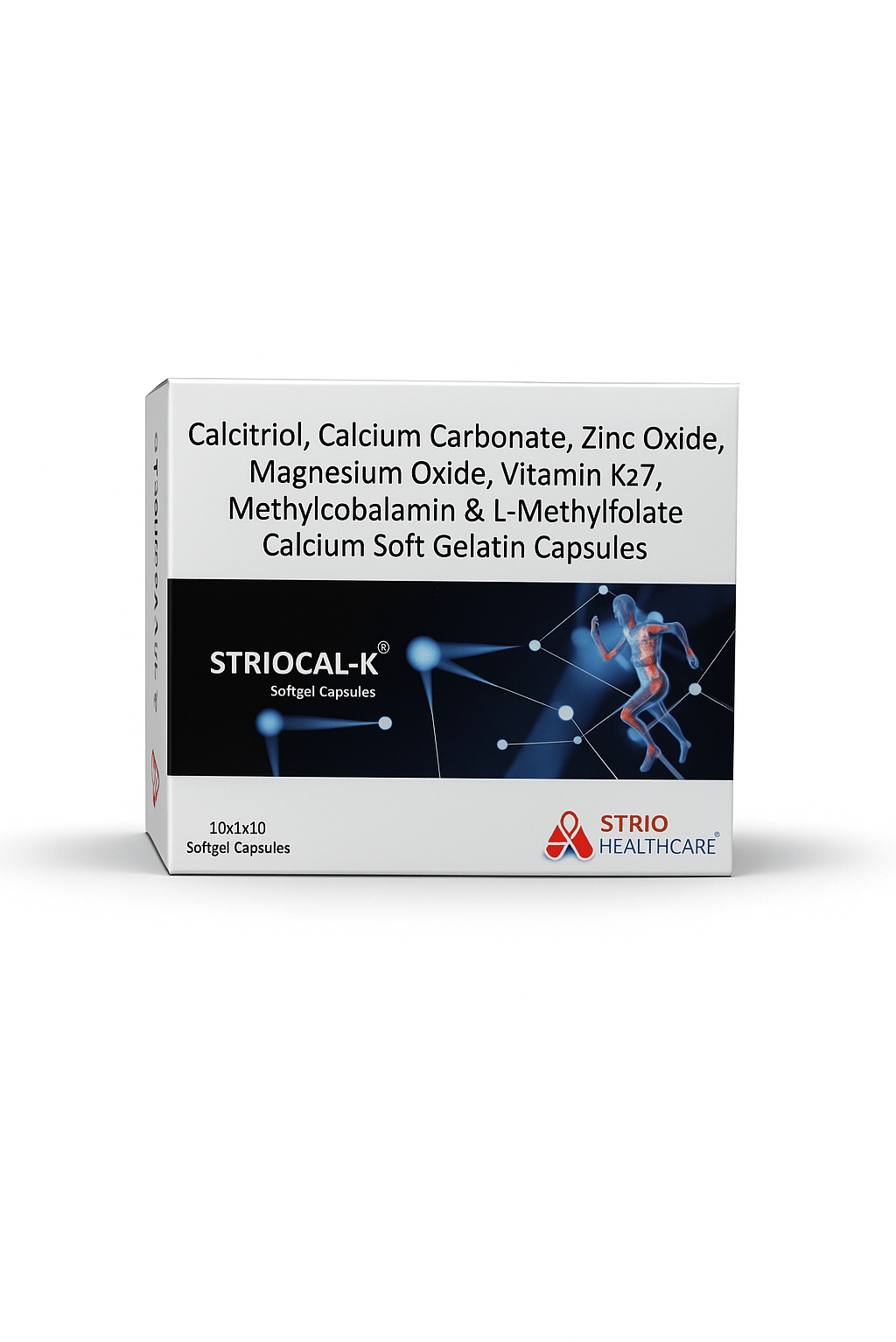 STRIOCAL-K, CALCIUM TABLETS BY STRIO HEALTHCARE