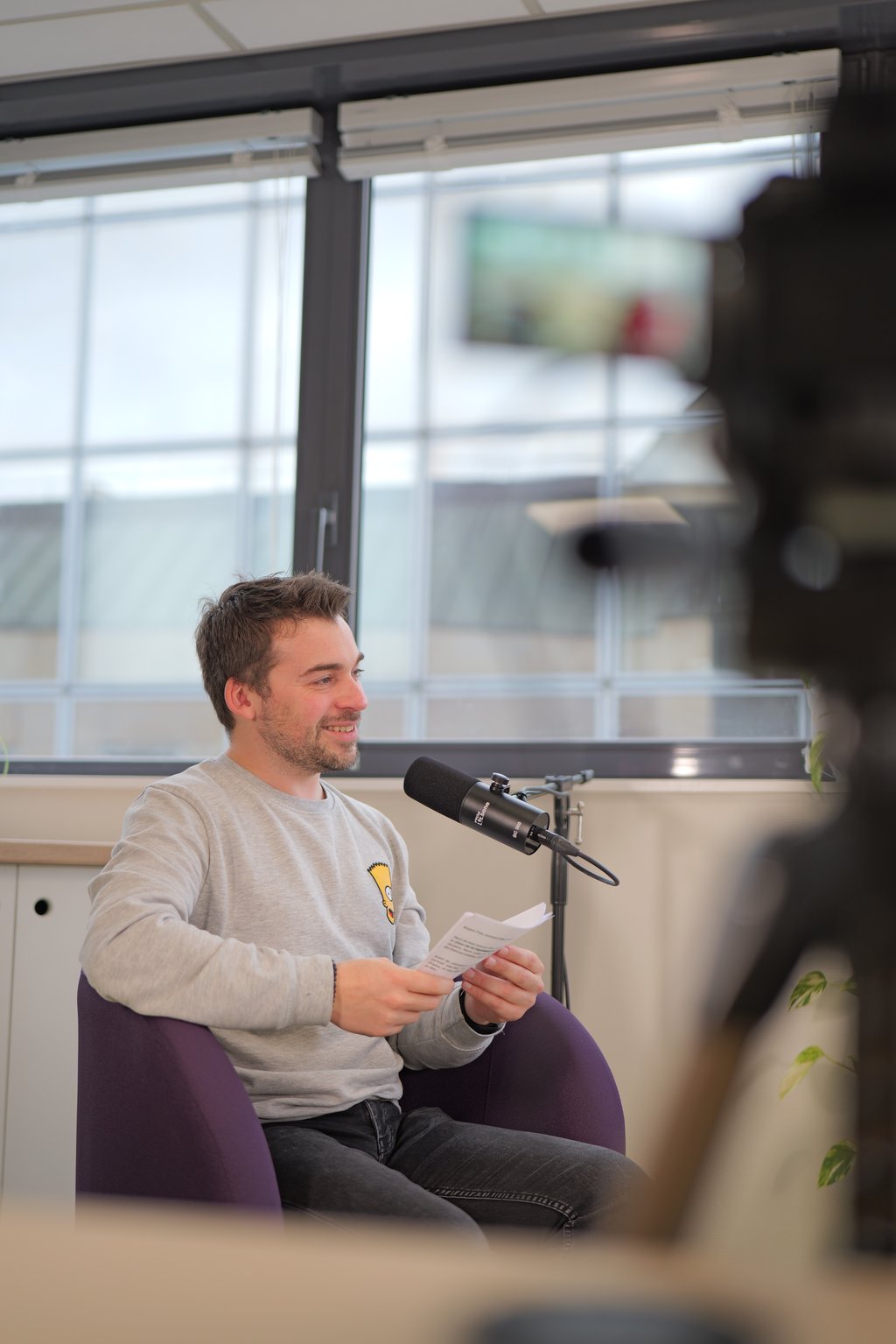 Animateur d'une émission de podcast du média Memento Le Mans