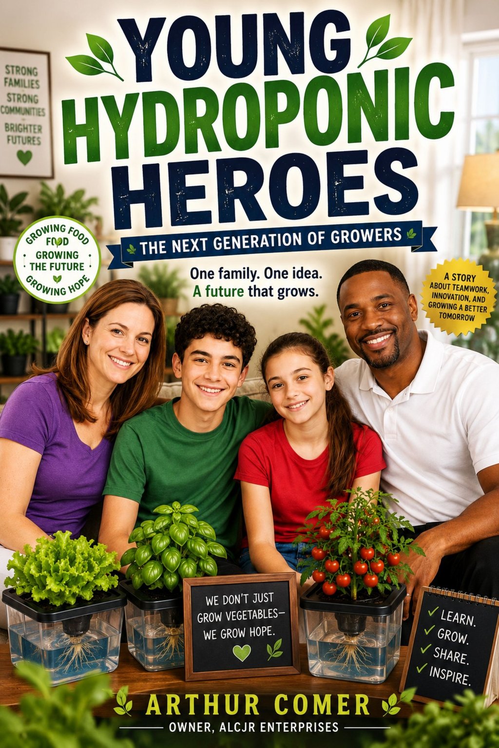 Young Hydroponic Heroes Book