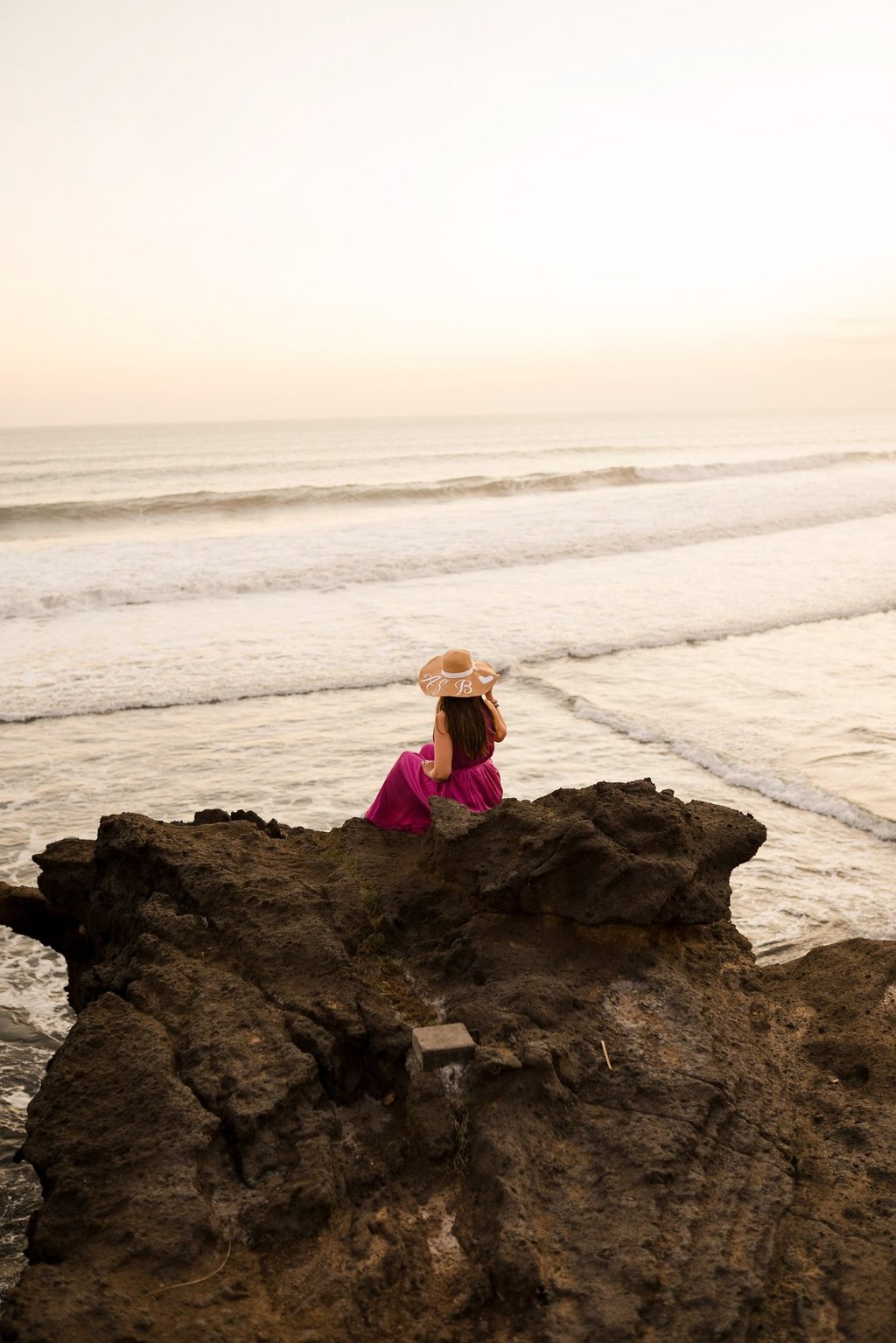 Luxury portrait session with sunset light at Alila Soori Tabanan Bali