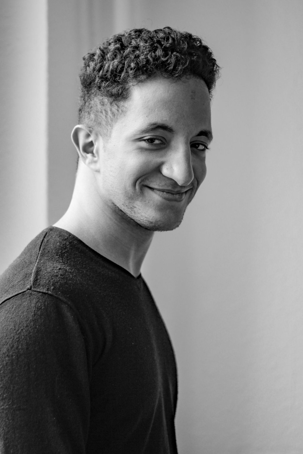 a man with a smile on his face