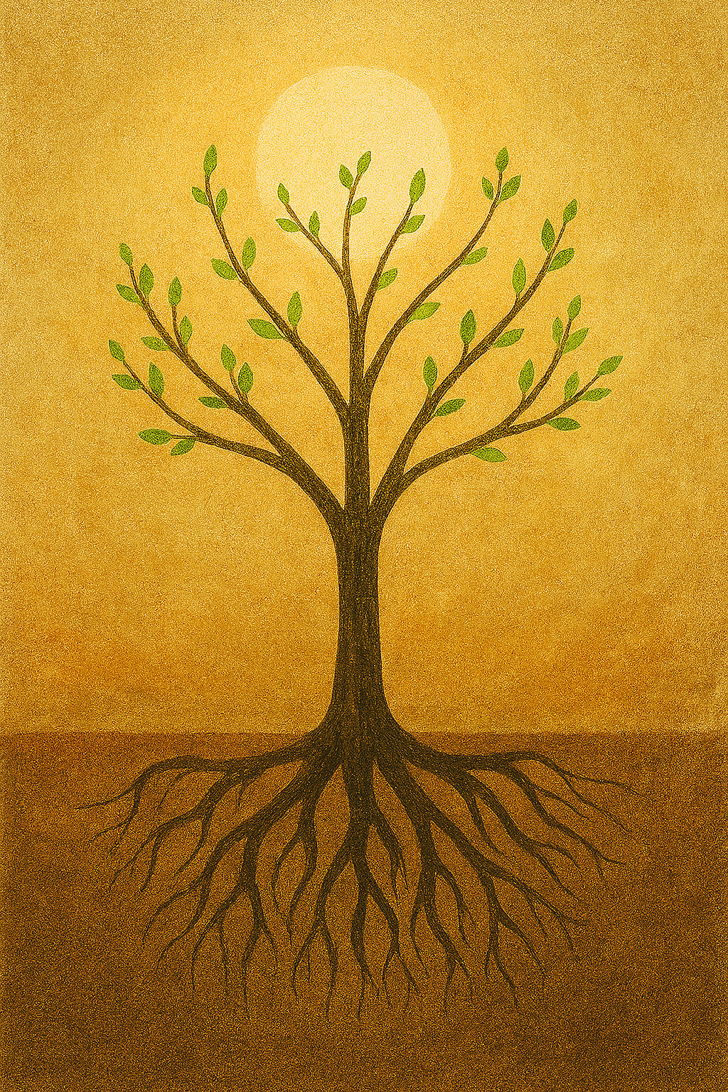 Illustration arbre trauma guérison troubles alimentaires Paris