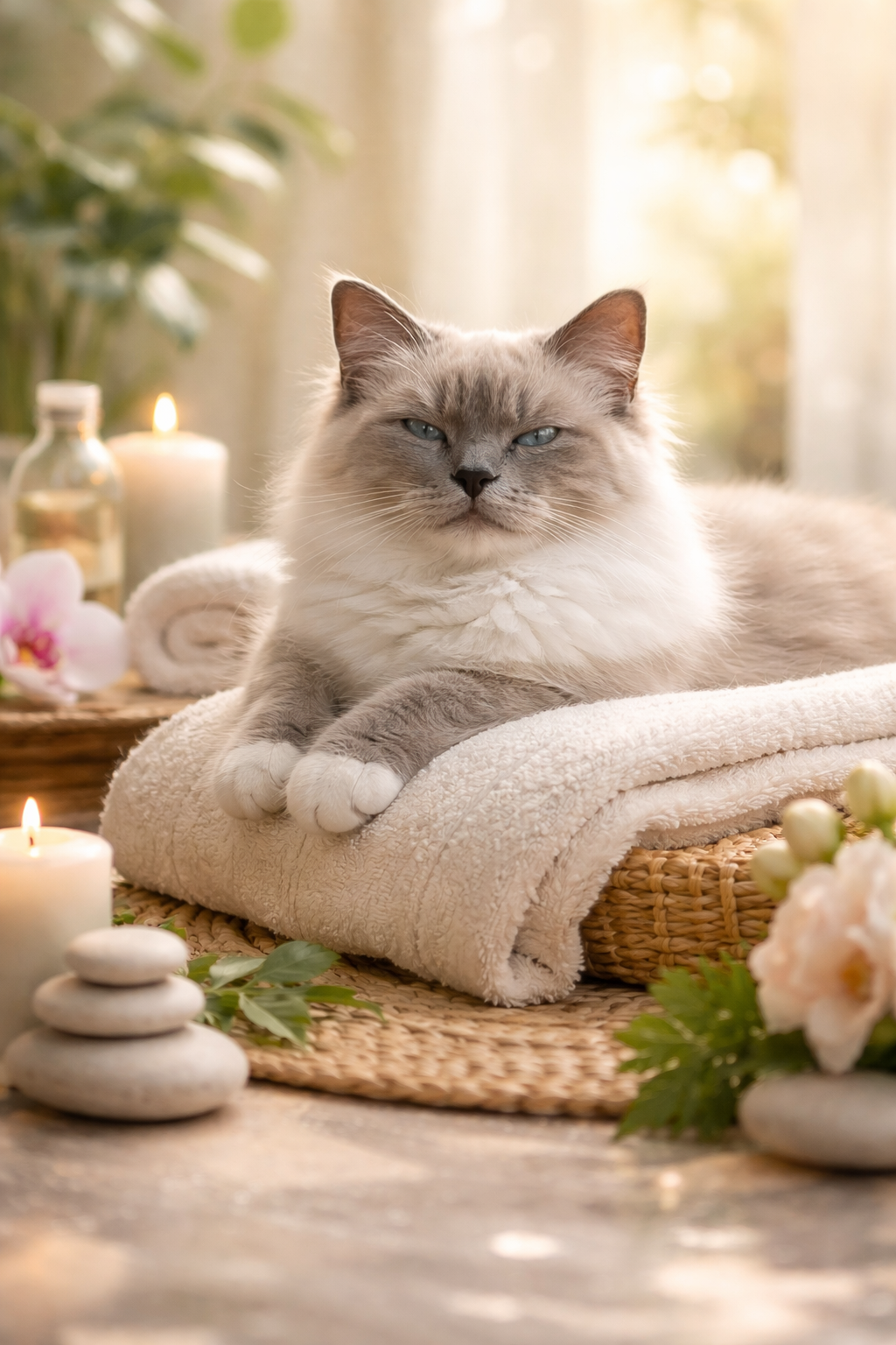 Sacré de Birmanie Blue Point - Conseils pour prendre soin