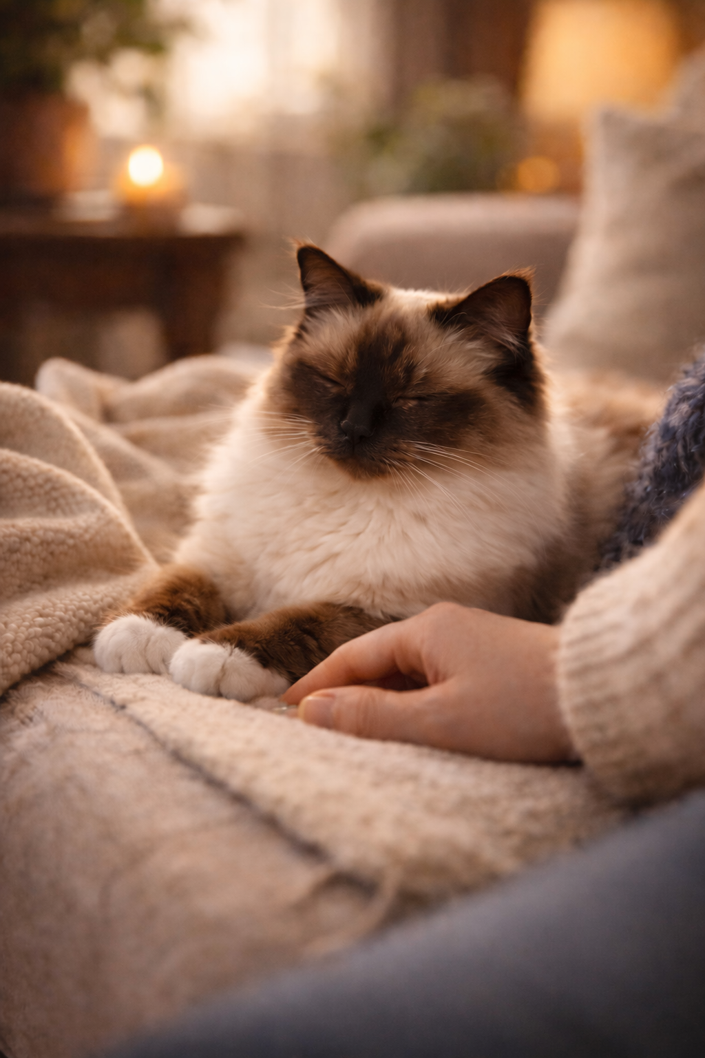 Sacré de Birmanie Seal Point - Caractère
