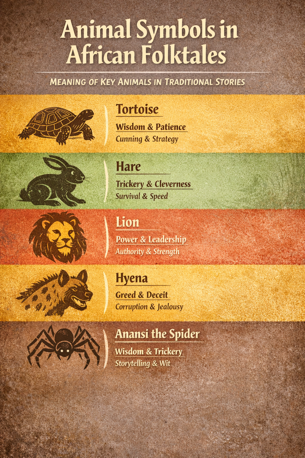 Animal symbols in African stories