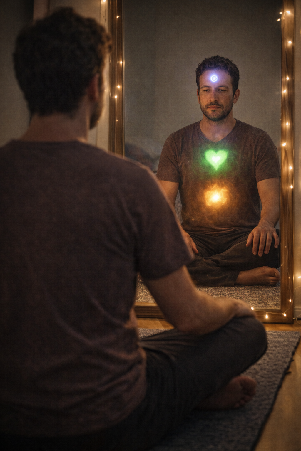 Representação dos pontos de energia das funções da consciência