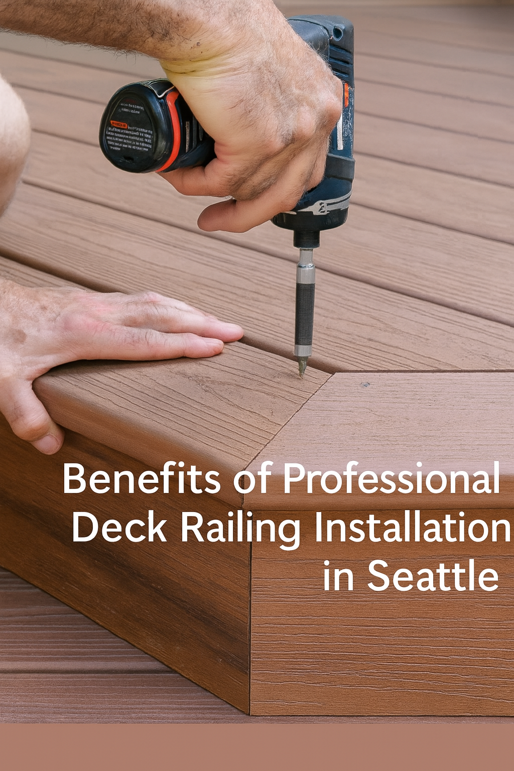 Deck railing installation Redrra