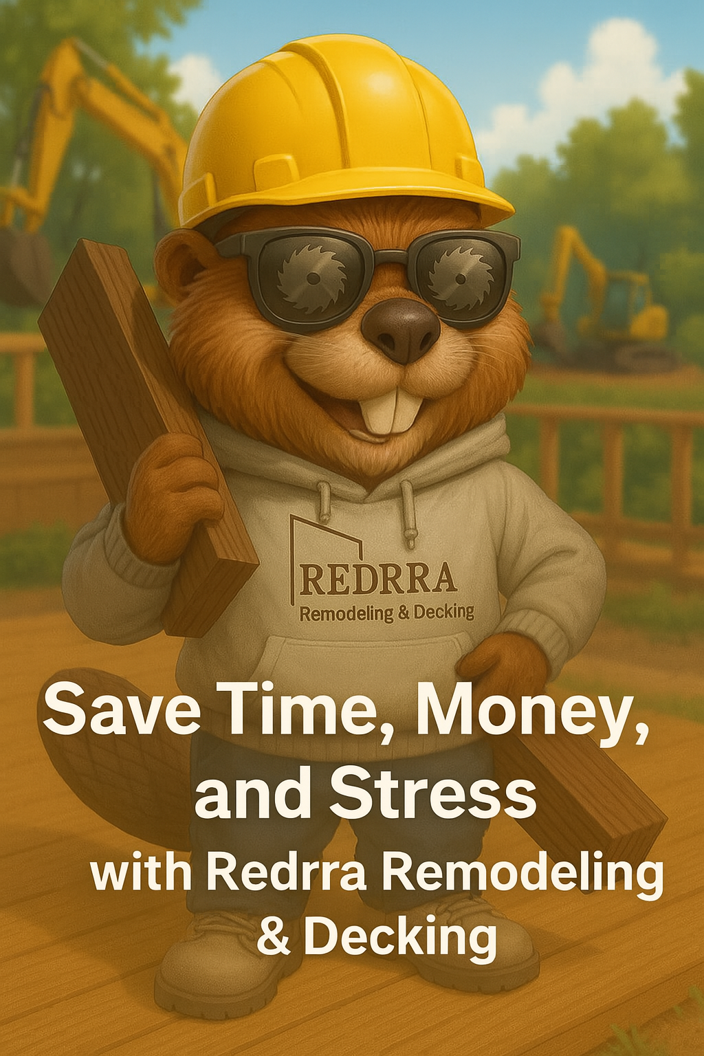 Redrra beaver mascot