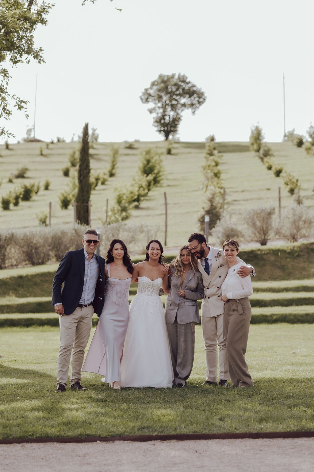 Francesco Margaretini Wedding planner in a wedding at a villa in Italy