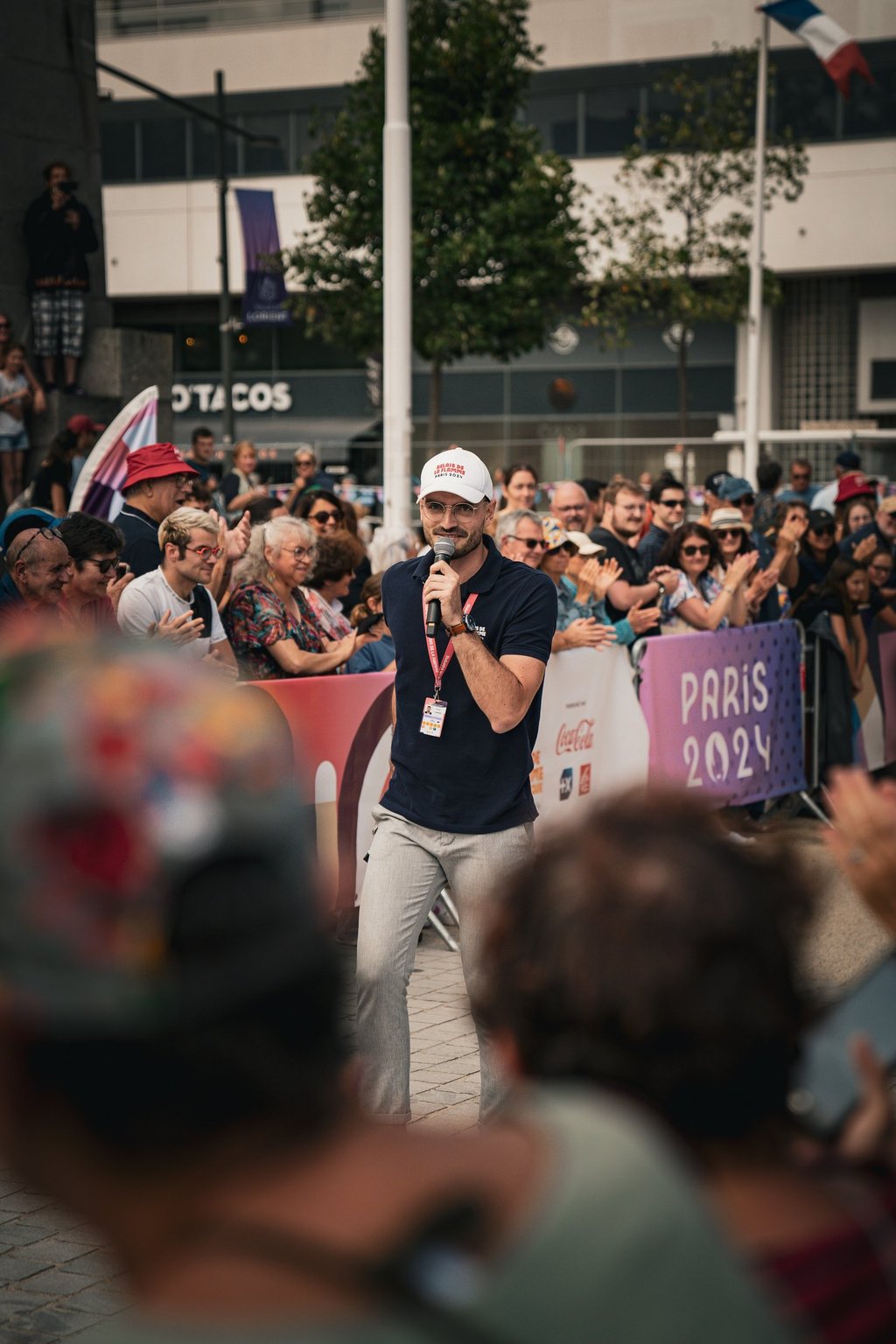 Victor Carrer, freelance événementiel sportif, régisseur, chef de projet et animateur micro. 