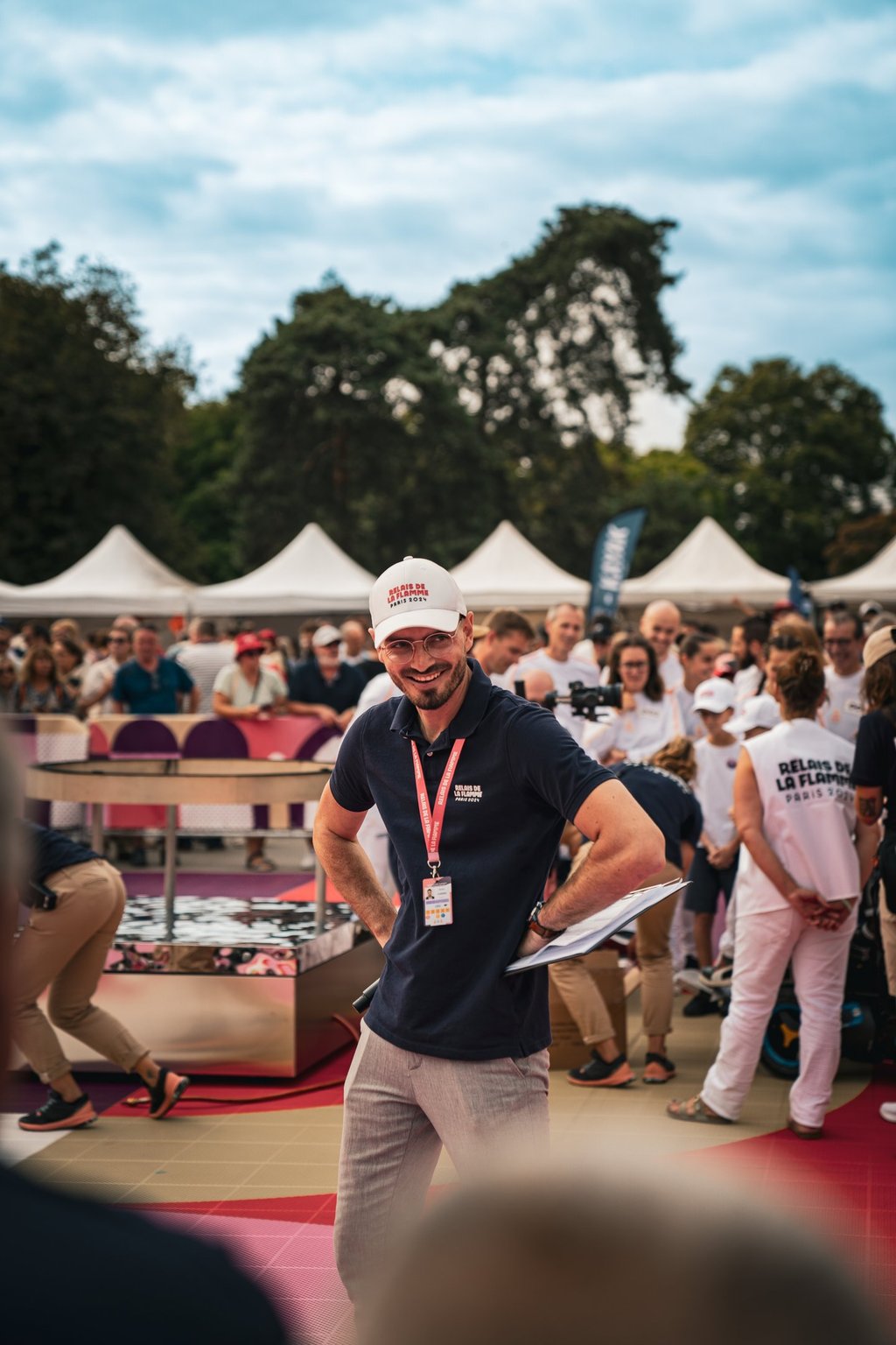 Victor Carrer, freelance événementiel sportif, régisseur, chef de projet et animateur micro. 