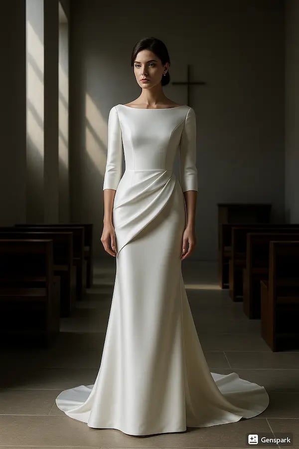 robe de mariée contemporaine Anaïs Designs Paris