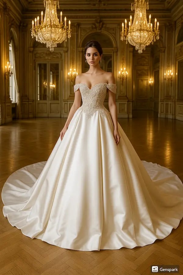 élégante robe princesse