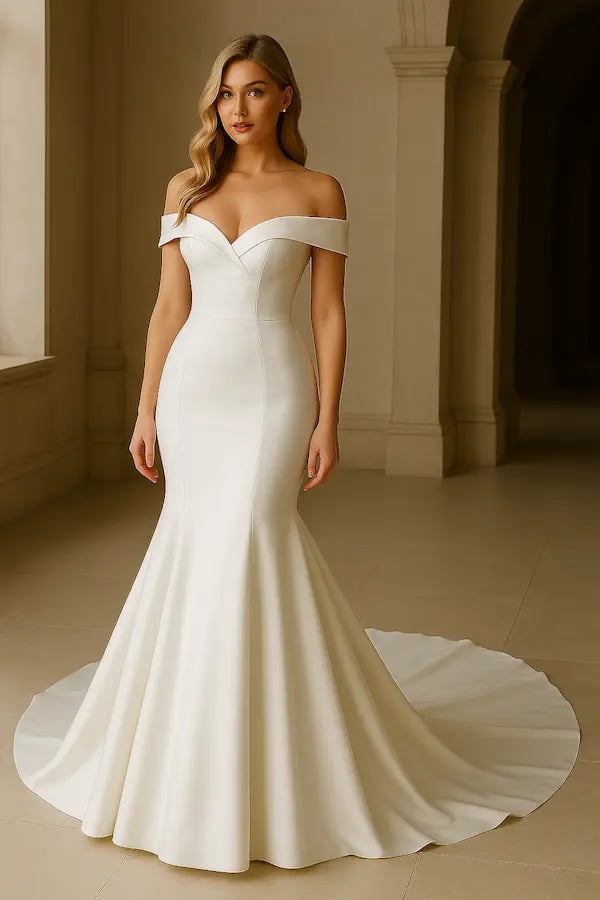 robe de mariée duchesse sirène