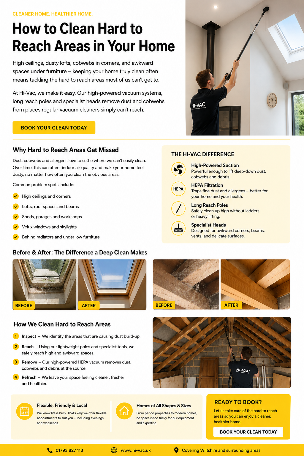 How to Clean Hard to Reach Areas in Your Home