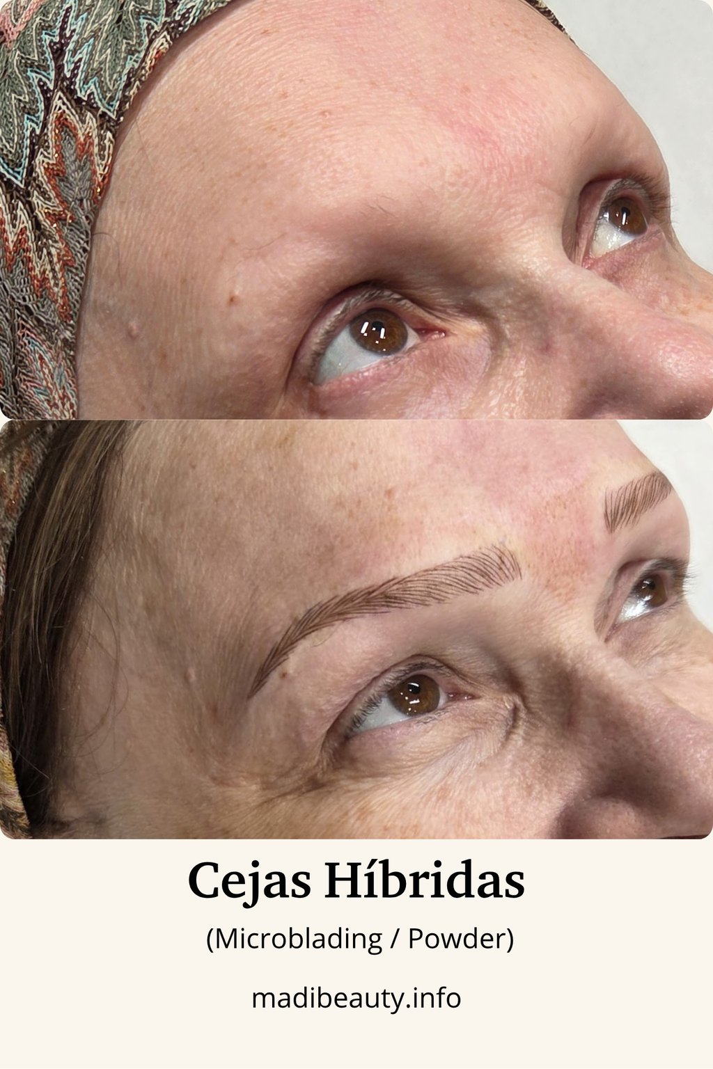 Cejas híbridas
