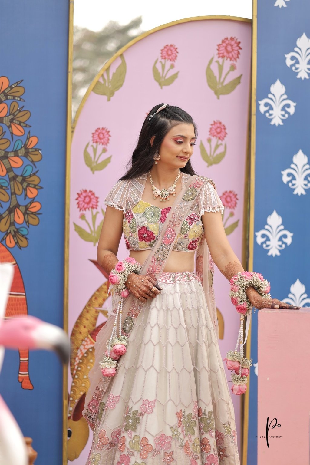 Creative haldi bridal photoshoot Vadodara