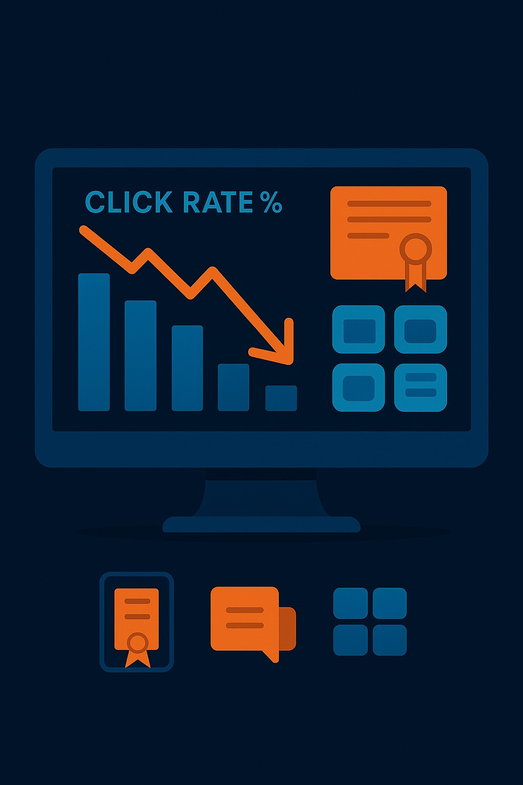 CyberServiceLT Phishing Click Rate down 