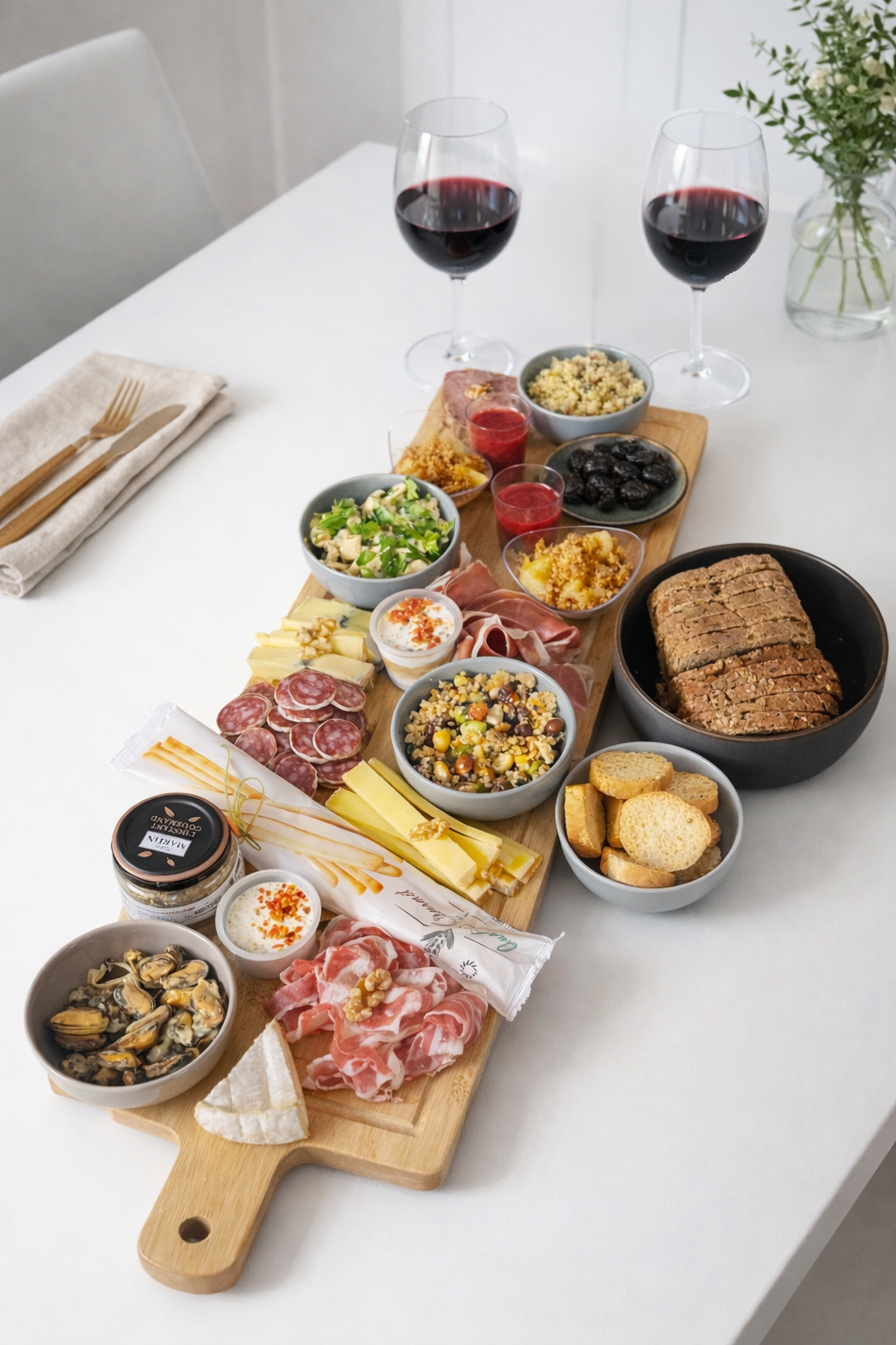 Planche diner gourmande - by Glamping Evenements