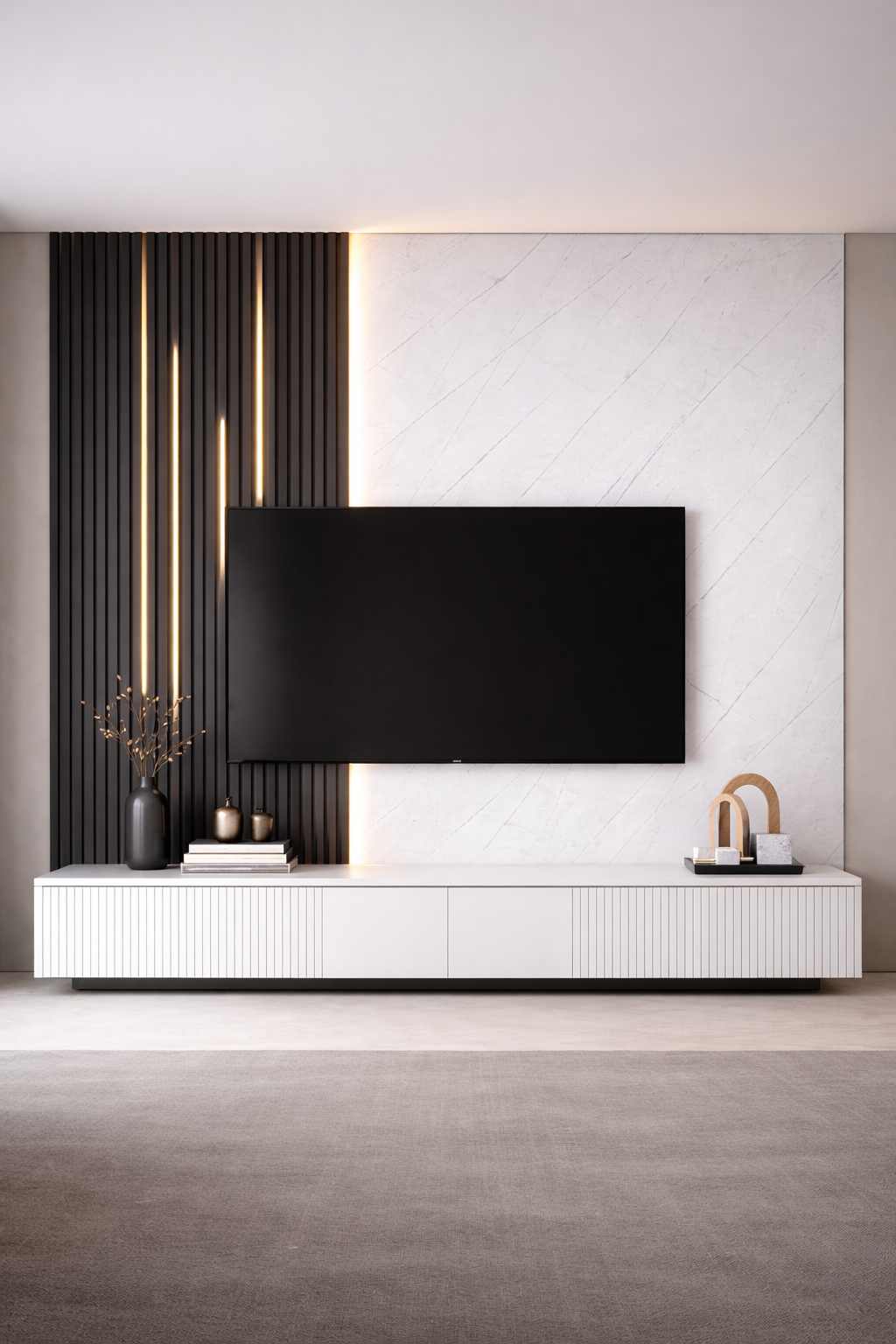 Acoustic Wall Panels Tv Unit