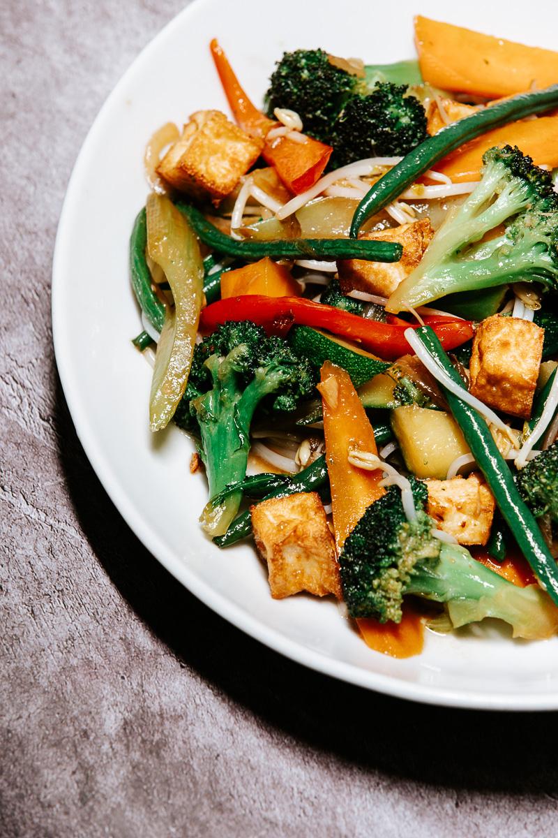 StirFry Vegetales with Tofu
