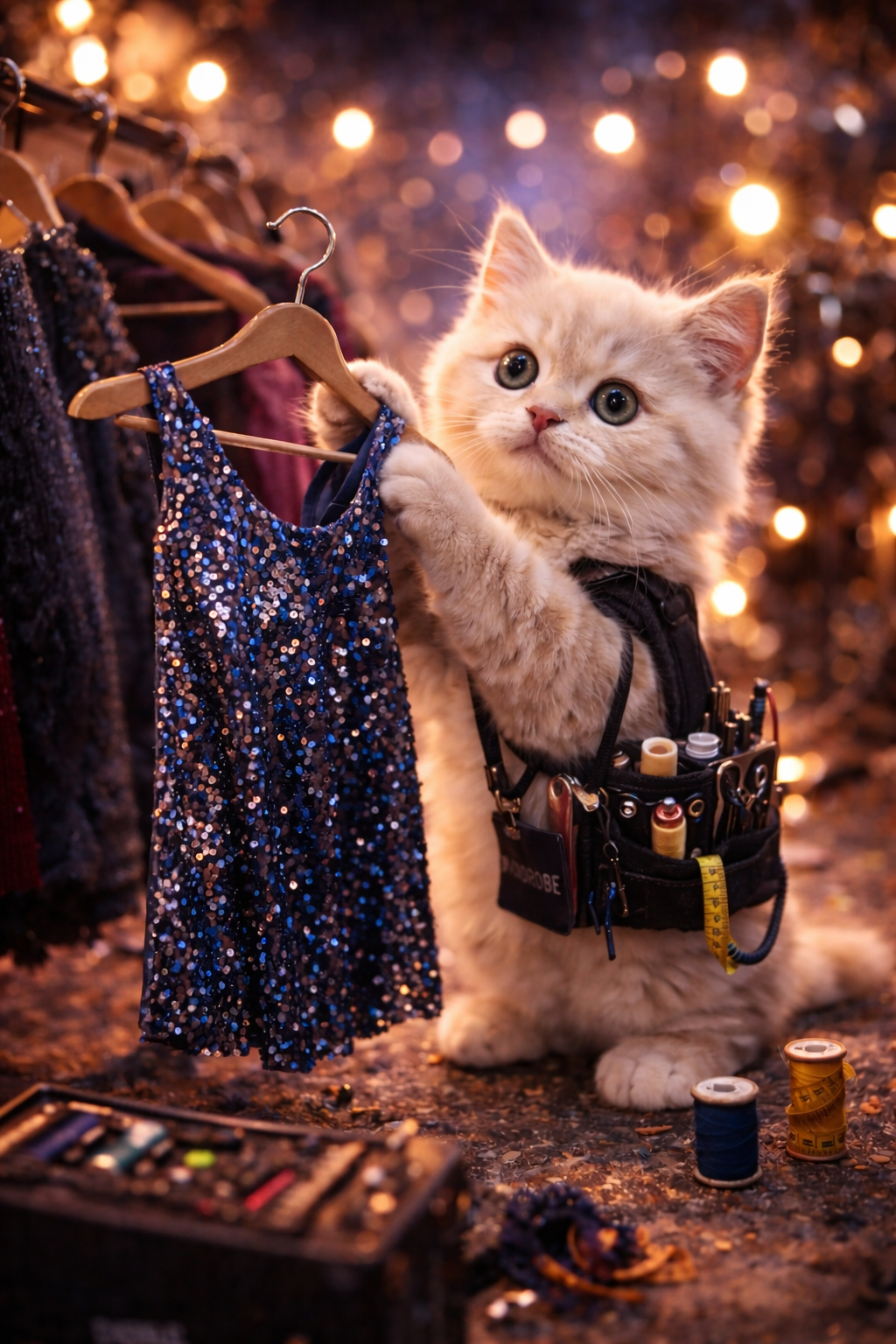 AI Cat Video Content Creation Studio Film Studio Kitty Film Wardrobe Stylist