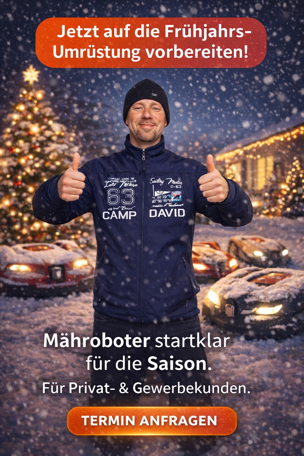 Rasenroboter und Mähroboter fot für die nächste Saison