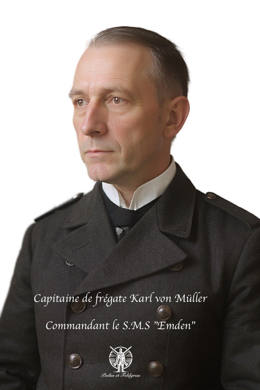 Karl von Müller, commandant l'Emden
