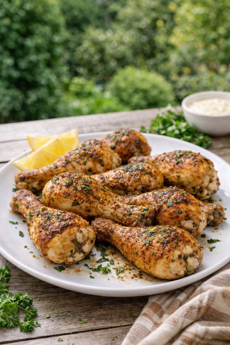 crispy baked chicken drumsticks