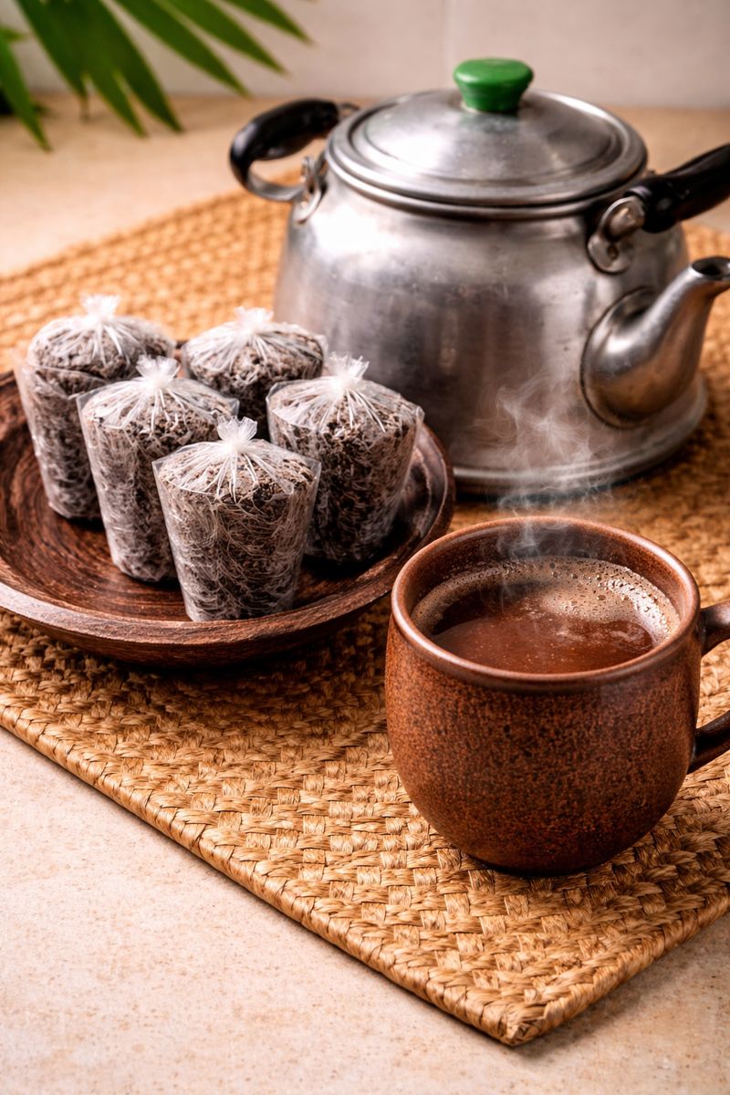 Koko samoa silver teapot