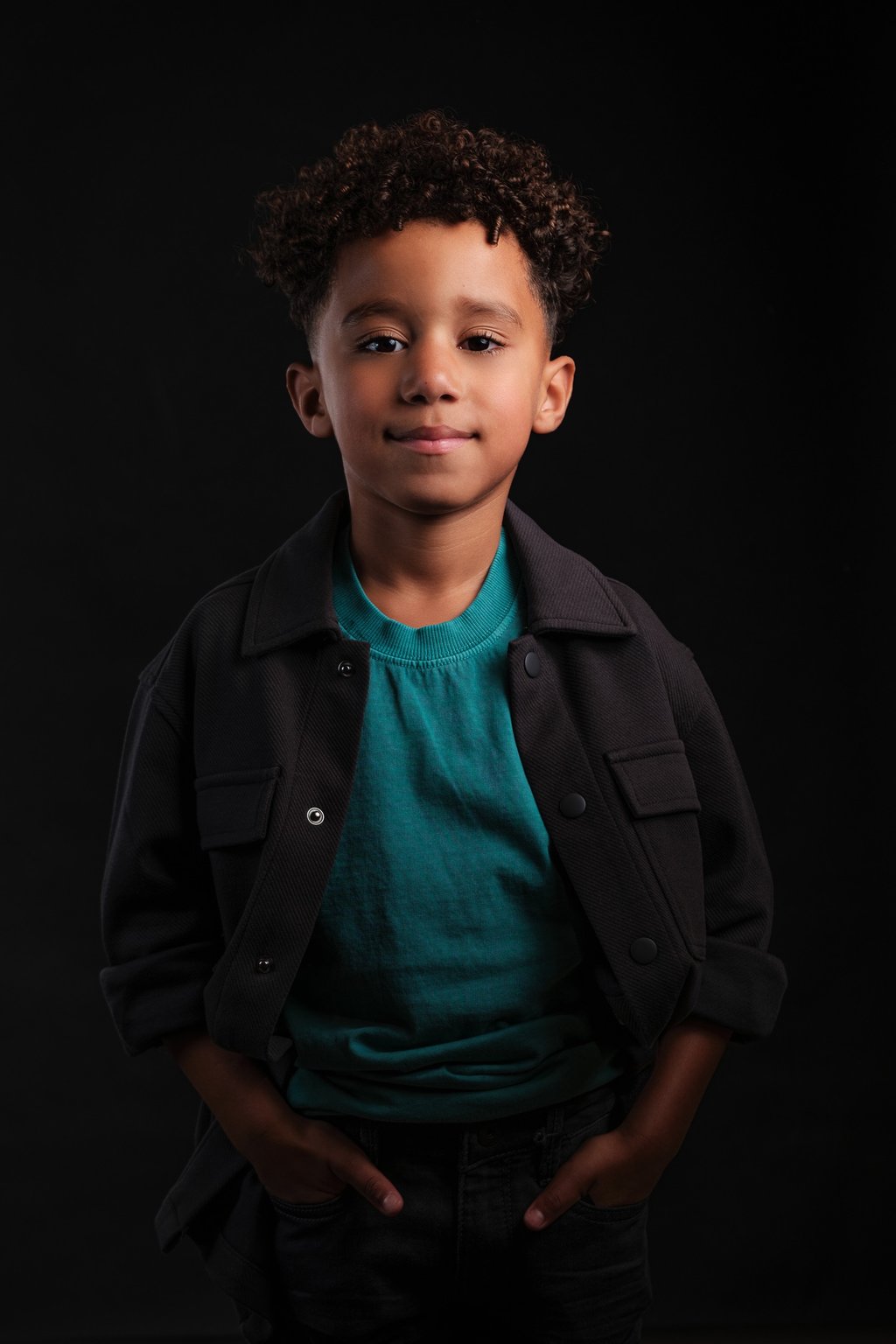 portret kind jongen Rembrandt licht