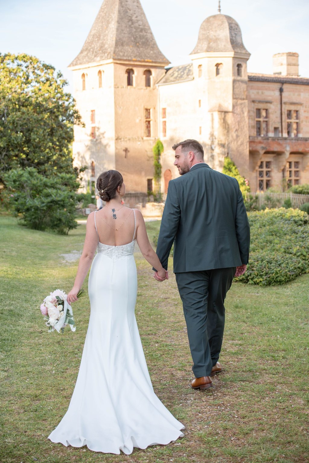 Séance couple mariage Château de Caumont 