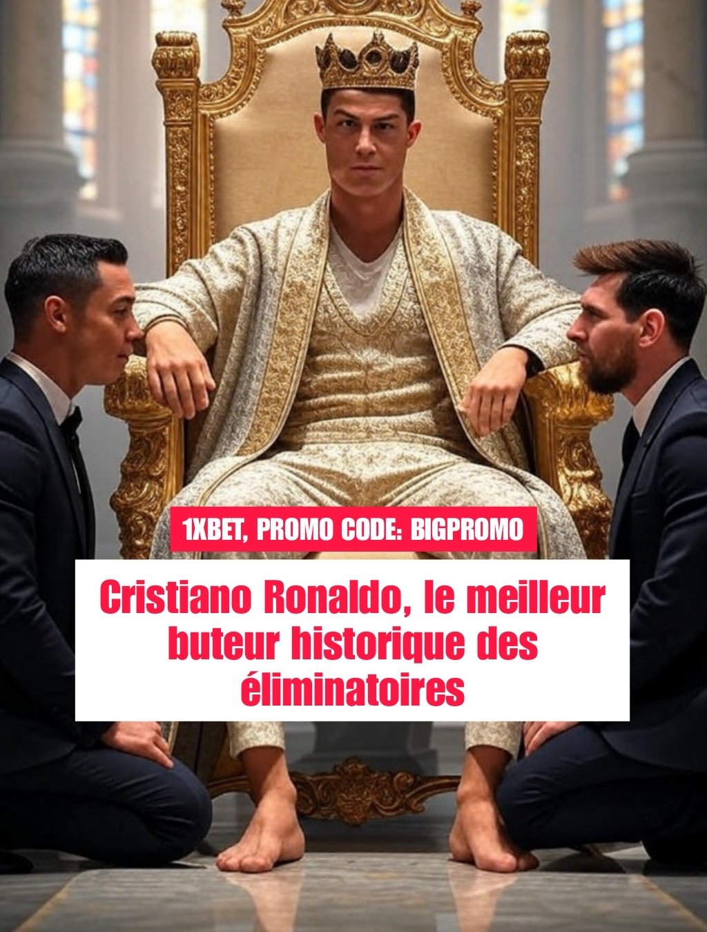 Cristiano Ronaldo égale Carlos Ruiz avec 39 buts en éliminatoires, un record historique du football mondial.