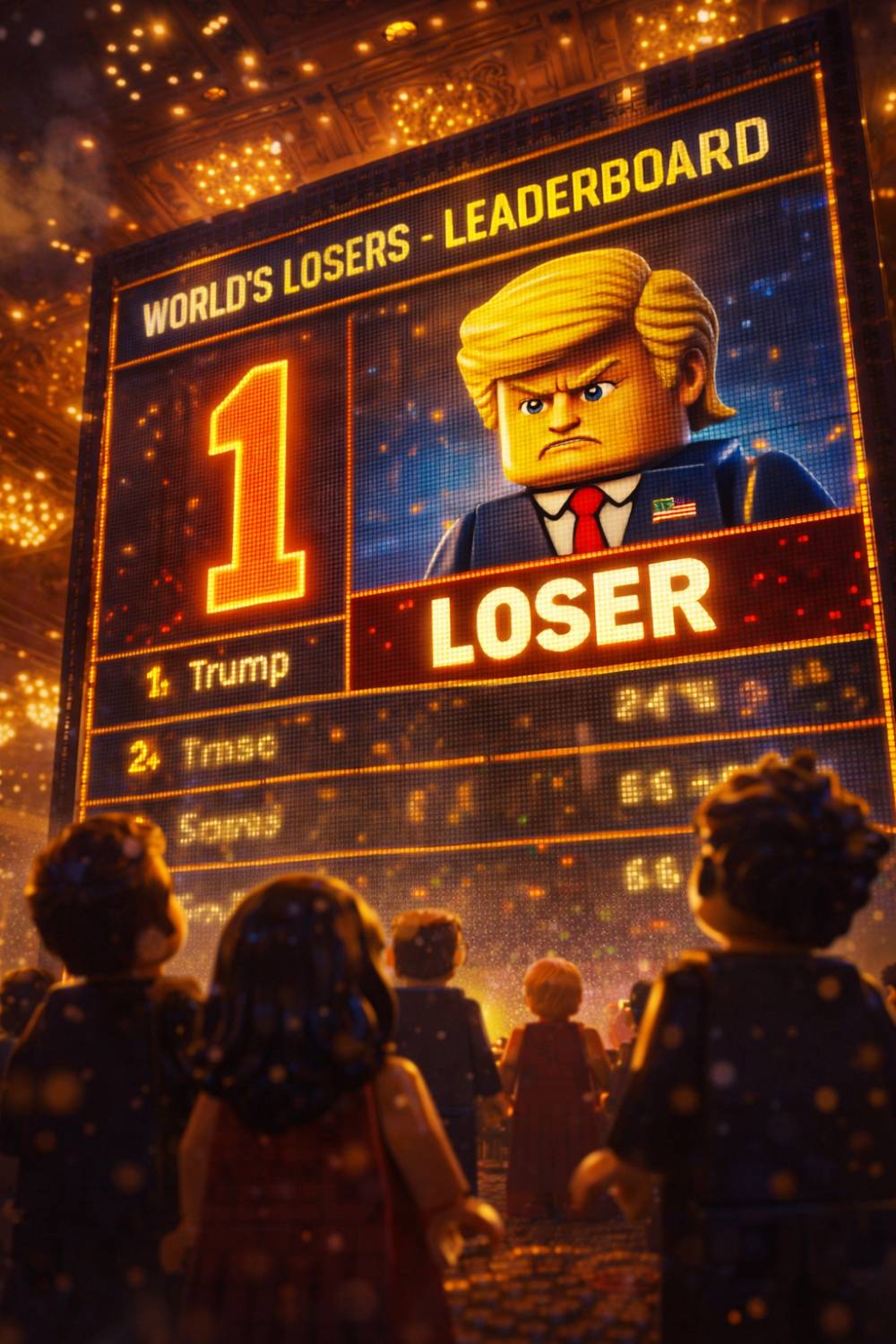 An AI image of US President Donald Trump made by Explosive Media