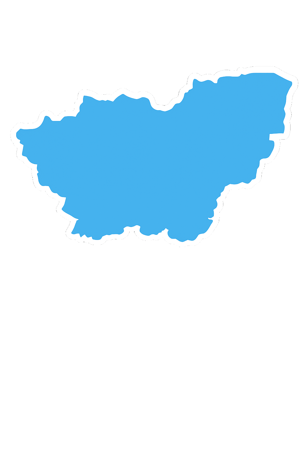 map of South Yorkshire