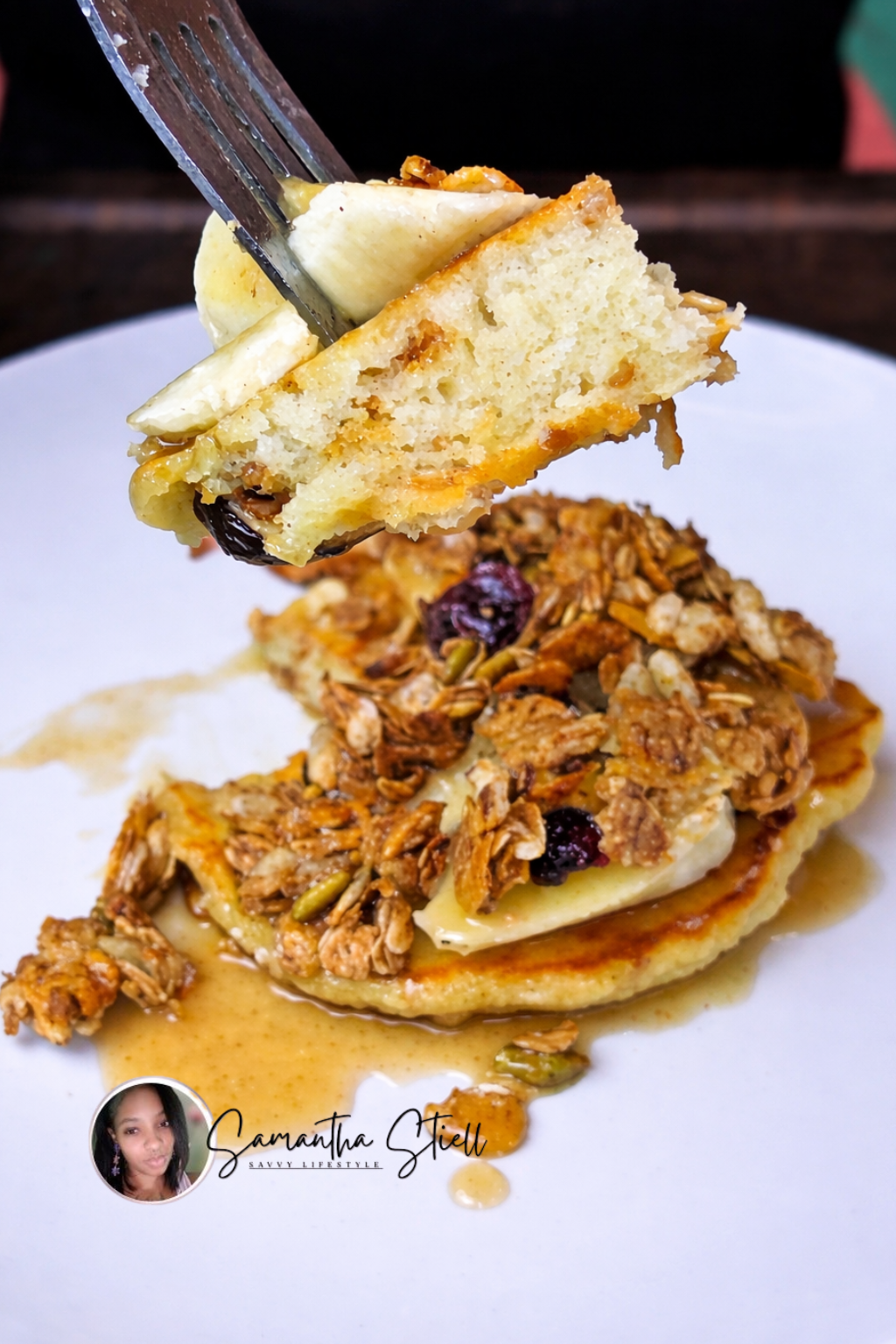 My Favorite Granola Pancakes