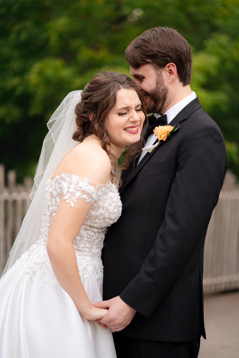 fun wedding photographer Katy Rox image of couple in Dallas Zoo