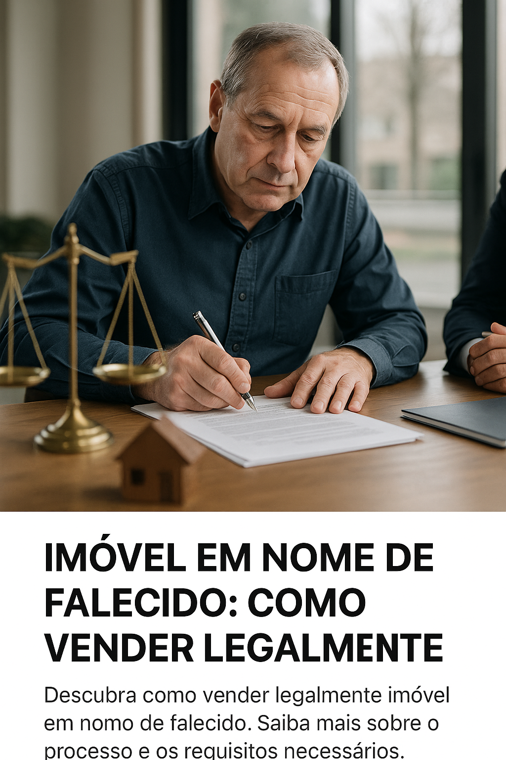 COMO VENDER UM IMÓVEL EM NOME DE PESSOA FALECIDA PASSO A PASSO PARA REGULARIZAÇÃO E SEGURANÇA JURÍDI