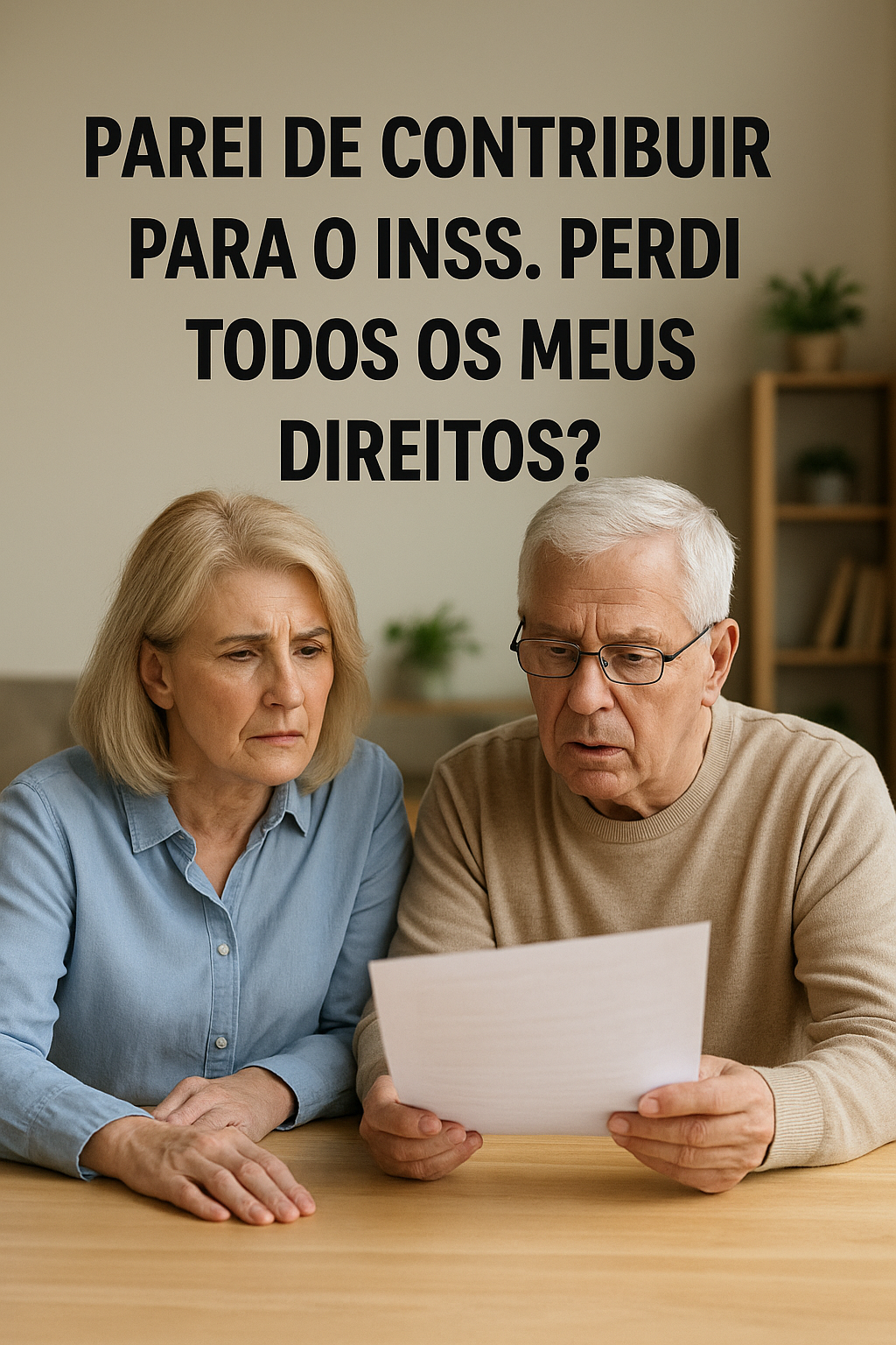 O que acontece se eu parar de contribuir para o INSS