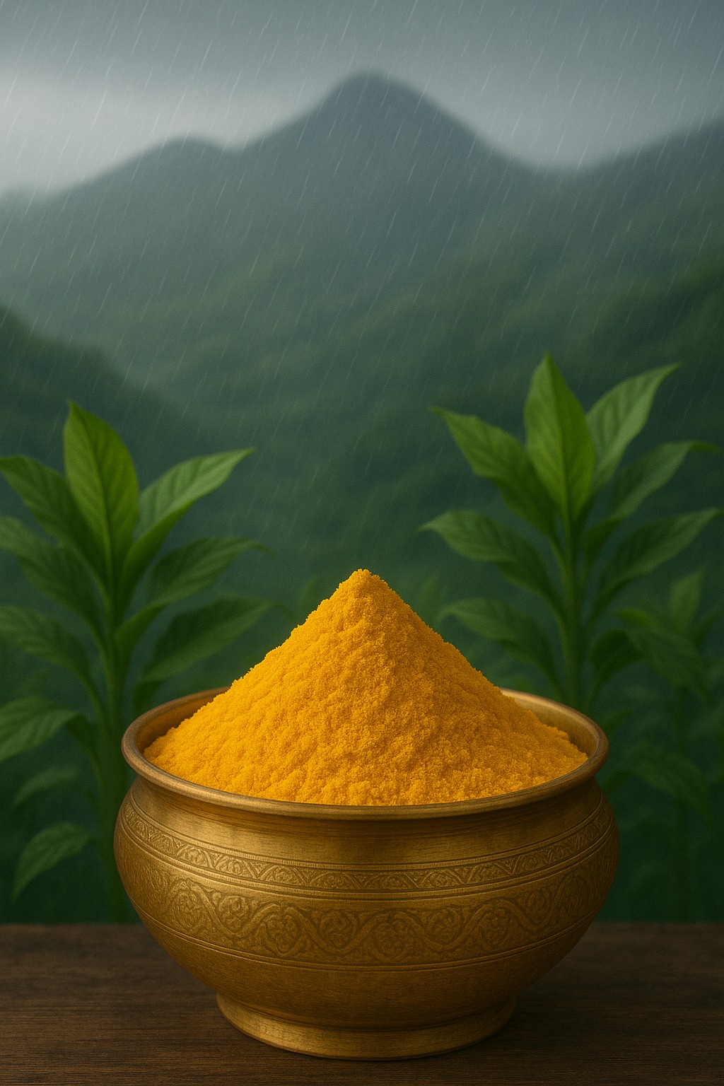 Organic Navann Turmeric Powder - Unadulterated Golden Color