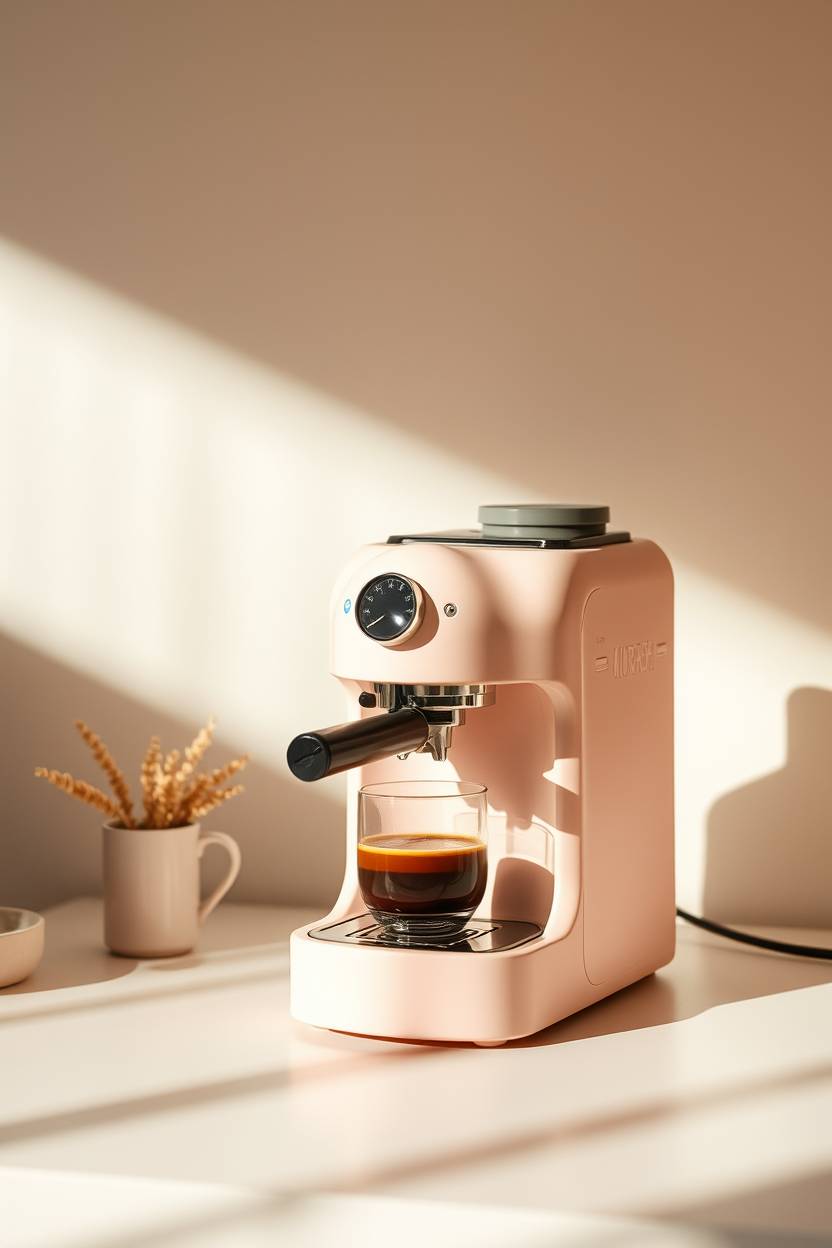 cafetera de diseño hecha con ia