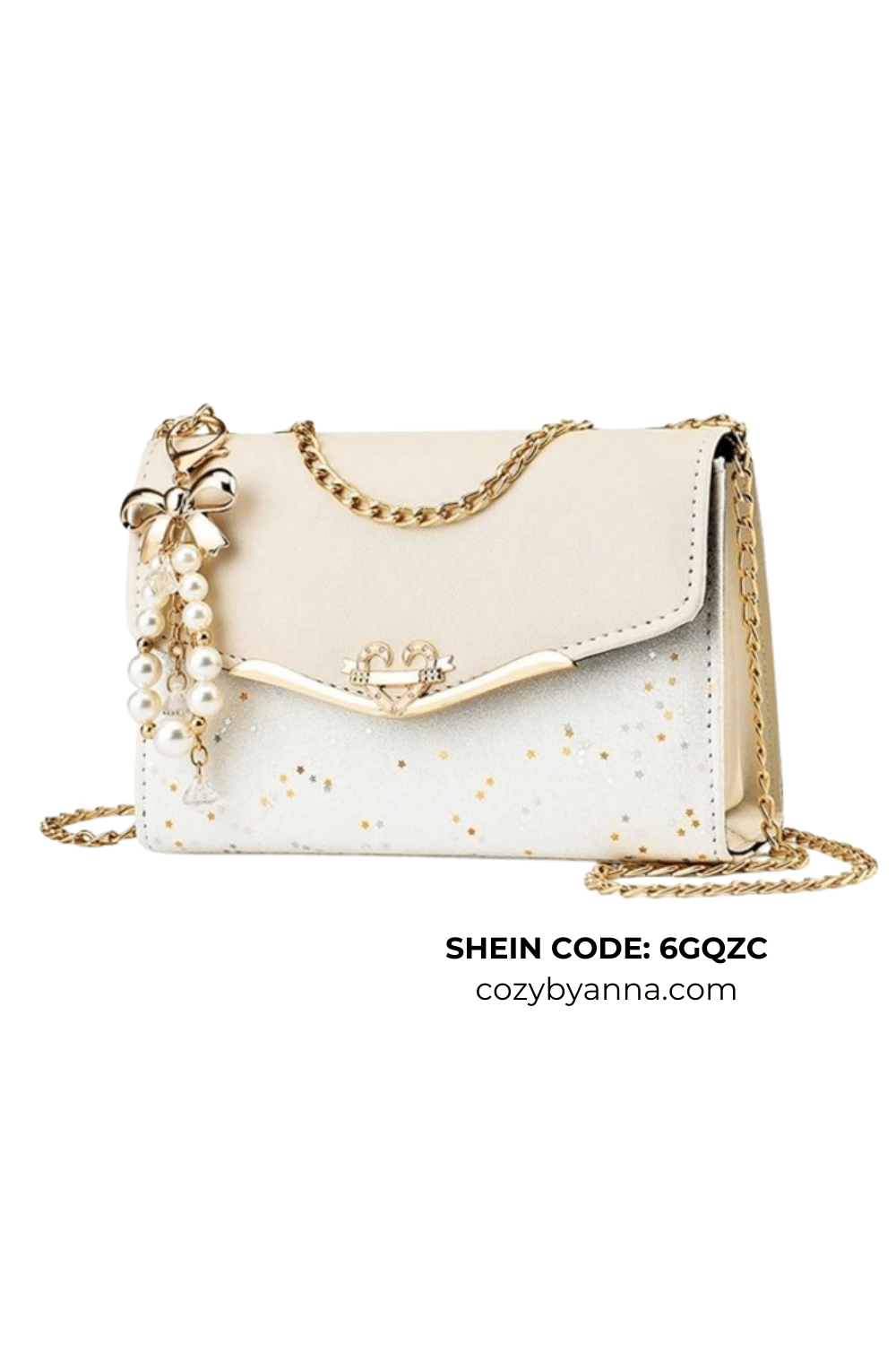Classic Shein retro bag styled with fall outfit.