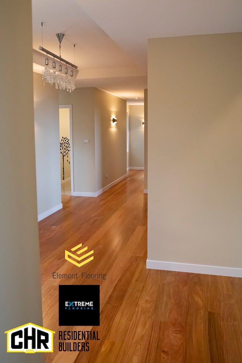 New flooring hallway - CHR Builders