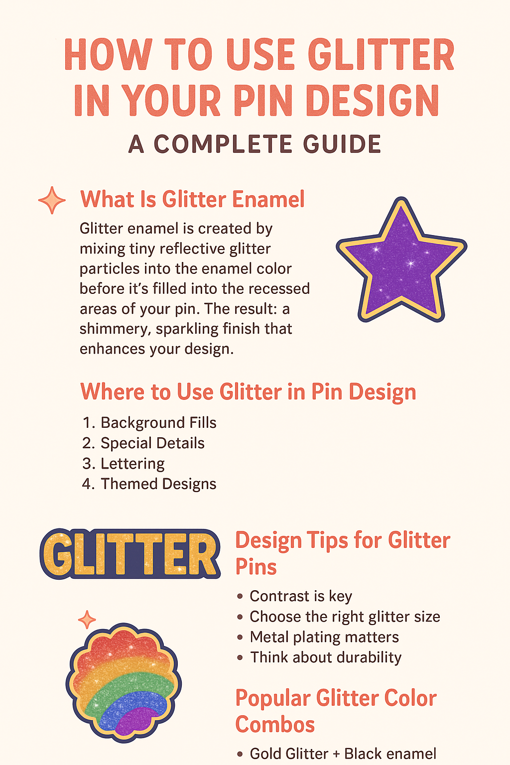 How to Use Glitter in Your Pin Design: A Complete Guide