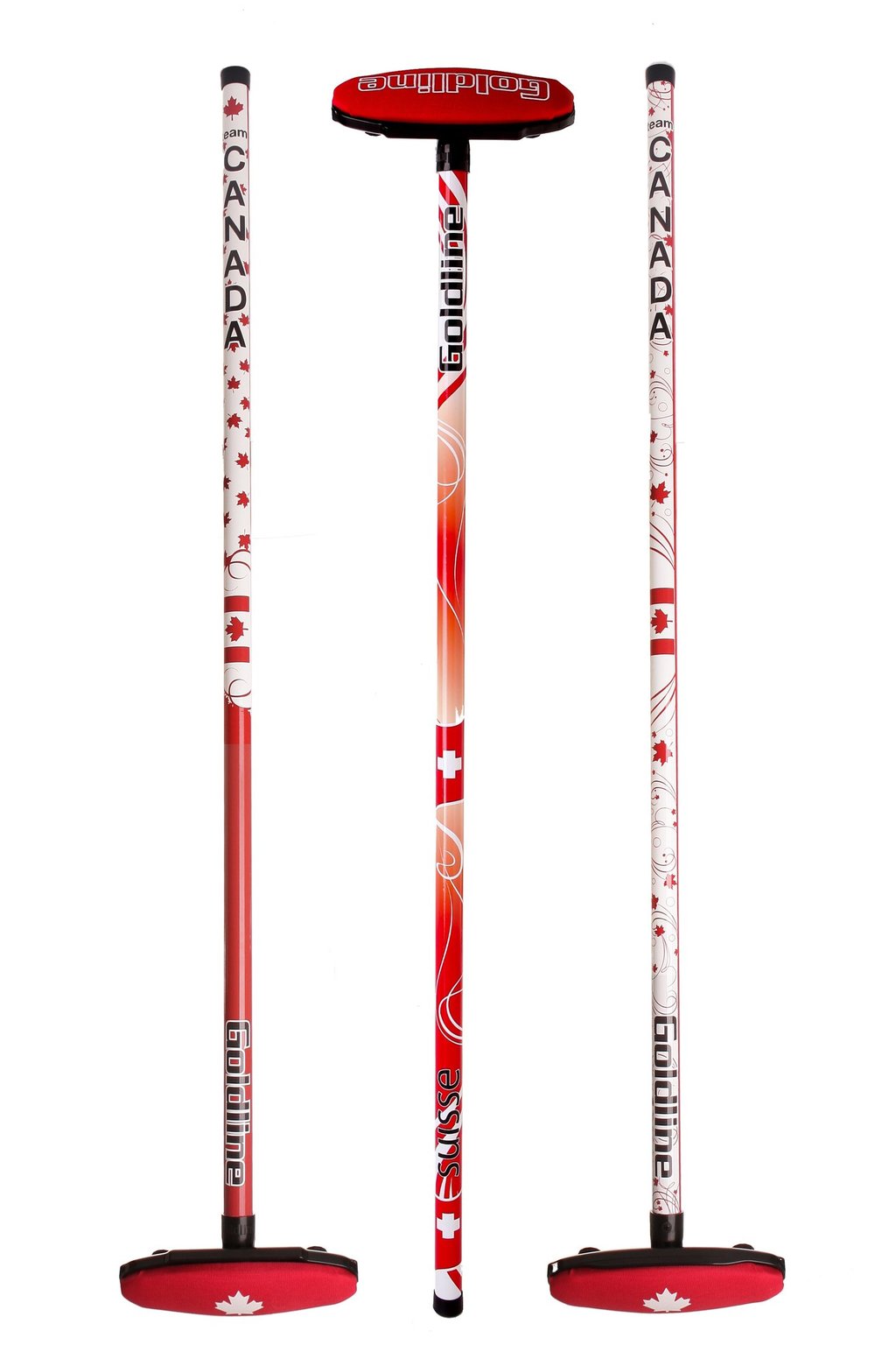 Curling brush designs created for mens olympic team by Katherine Widziak