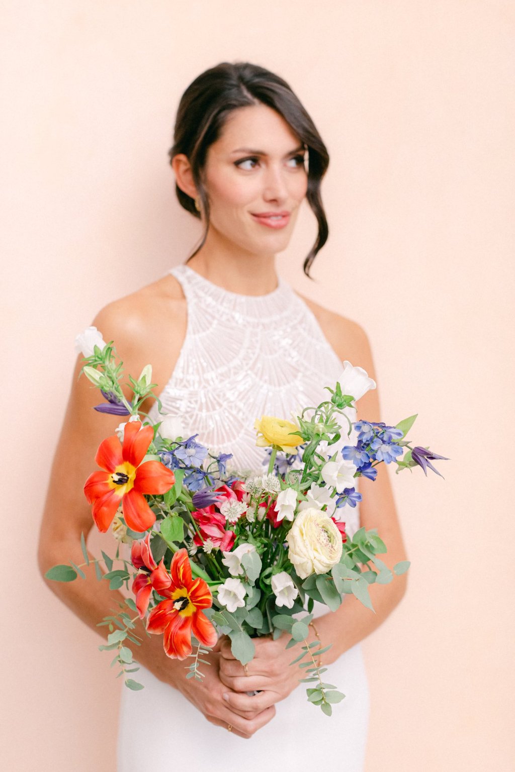 bouquet fine art coloré expérience florale céline chan photo